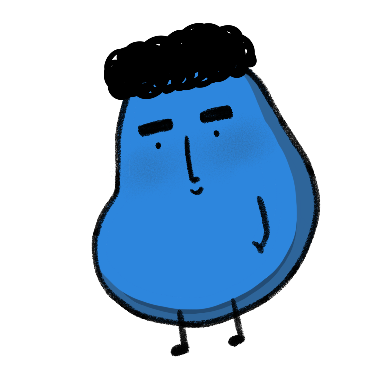 Blue Bean Hairstyle